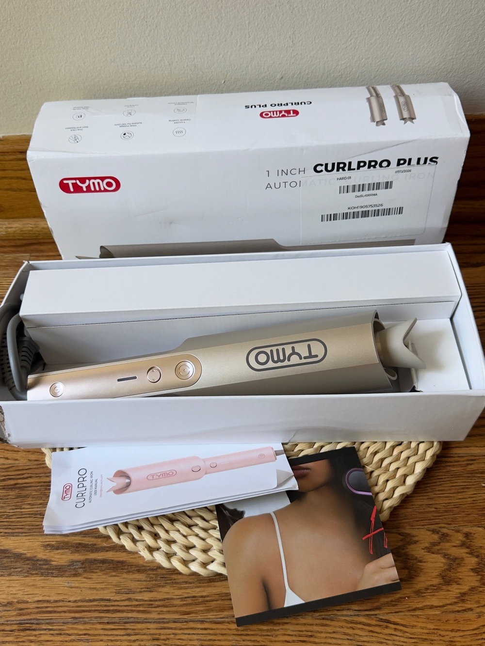 TYMO Gold Auto Curling Iron - 1 Inch